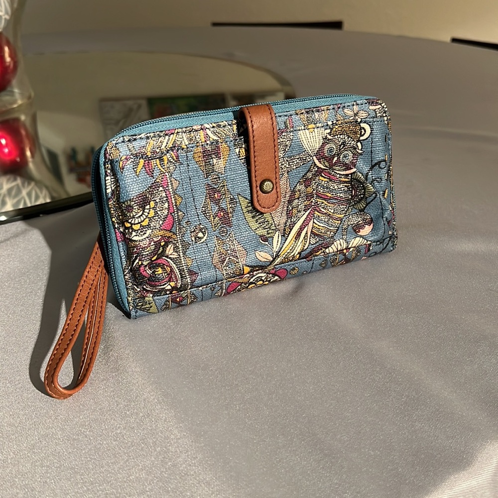 Sakroots full size wallet Owl print, Immaculate condition! - Picture 2 of 5